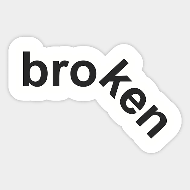 broken Sticker by karo